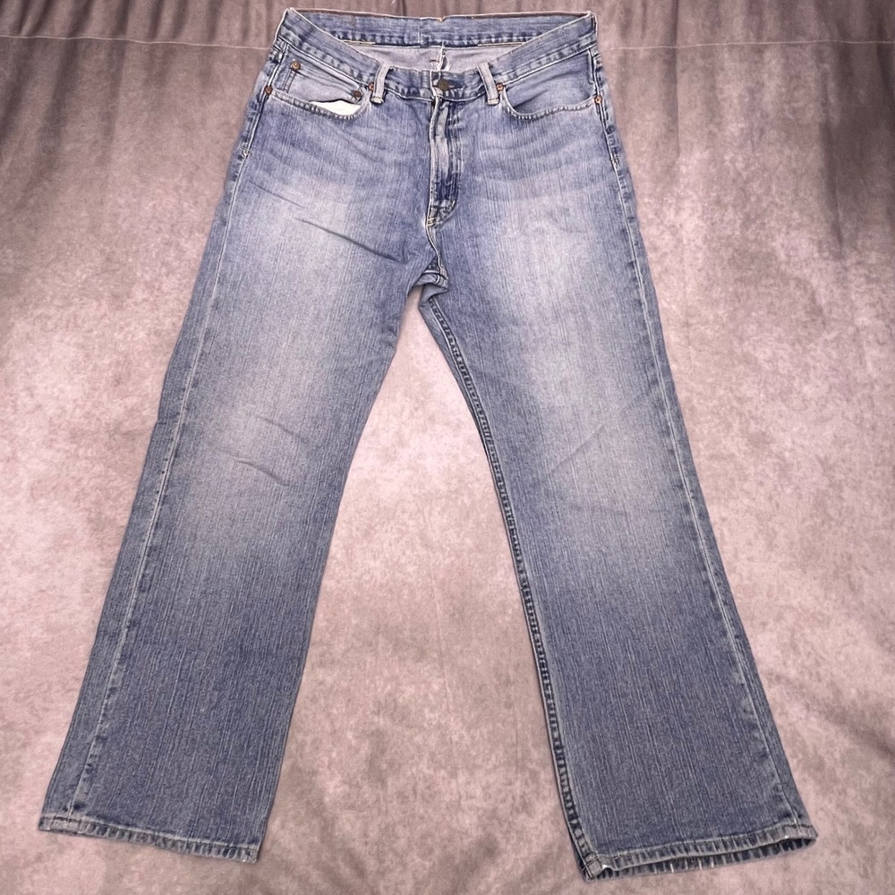 Polo Ralph Lauren Jeans Mens 34x29 Light Blue Excellent Straight Leg Denim